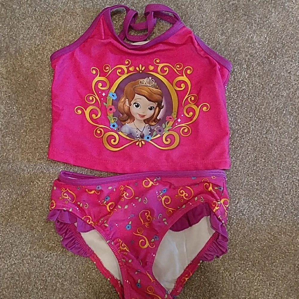 Disney sofia the first bathing suit girls 5T